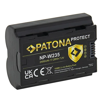 PATONA - Batteria Fuji NP-W235 2400mAh Li-Ion 7,2V Protect X-T4