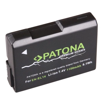 PATONA - Batteria Nikon EN-EL14 1100mAh Li-Ion Premium