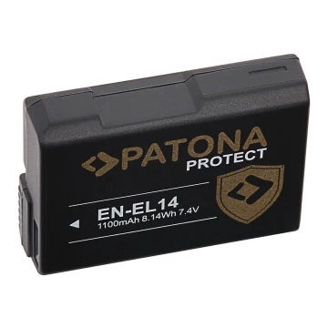 PATONA - Batteria Nikon EN-EL14 1100mAh Li-Ion Protect