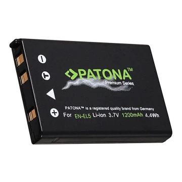 PATONA - Batteria Nikon EN-EL5 1200mAh Li-Ion Premium