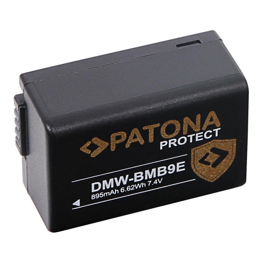 PATONA - Batteria Panasonic DMW-BMB9 895mAh Li-Ion 7,4V Protect