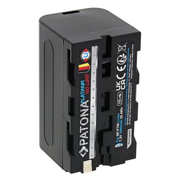 PATONA - Batteria Sony NP-F750/F770/F950 7000mAh Li-Ion Platinum con ricarica USB-C