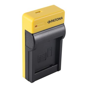 PATONA - Caricatore Foto Panasonic DMW-BLG10E  slim,USB