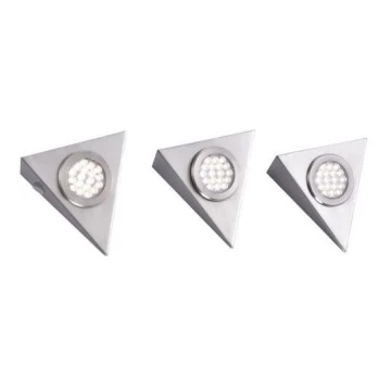 Paul Neuhaus 1119-55-3 - SET 3x LED Illuminazione per mobili con sensore HELENA LED/2,5W/230V