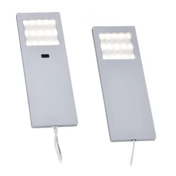 Paul Neuhaus 1121-95-2 - SET 2x LED Illuminazione per mobili con sensore HELENA LED/2W/230V