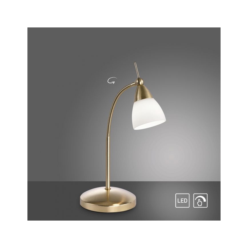 Paul Neuhaus 4001-60 - Lampada da tavolo LED dimmerabile con funzione Touch PINO 1xG9/3W/230V oro