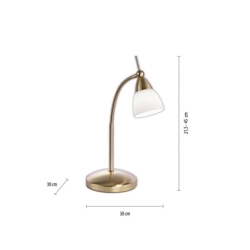 Paul Neuhaus 4001-60 - Lampada da tavolo LED dimmerabile con funzione Touch PINO 1xG9/3W/230V oro