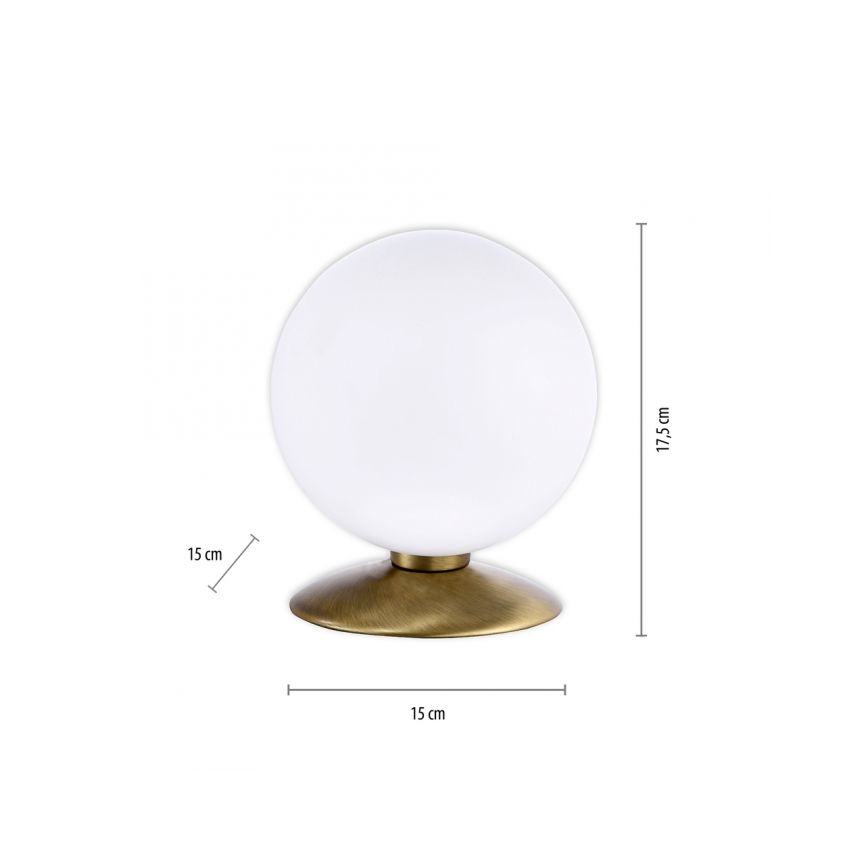 Paul Neuhaus 4013-11 - Lampada da tavolo LED dimmerabile con funzione Touch BUBBA 1xG9/3W/230V ottone