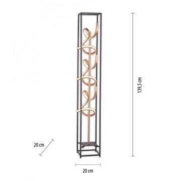 Paul Neuhaus 415-18 - Lampada da terra LED dimmerabile SELINA 3xLED/10,2W/230V