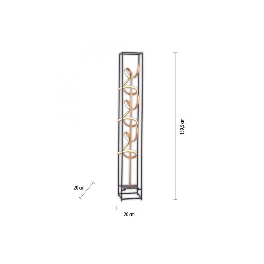 Paul Neuhaus 415-18 - Lampada da terra LED dimmerabile SELINA 3xLED/10,2W/230V