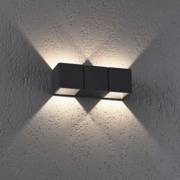 Paul Neuhaus 9658-13 - Applique LED da esterno MARCEL 2xLED/4W/230V IP54