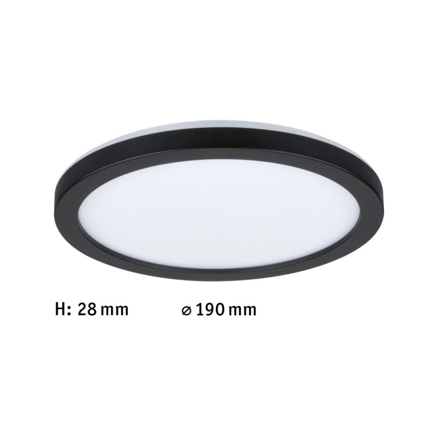 Paulmann 71002 - LED/11,2W Pannello fisso ATRIA 230V 4000K diametro 19 cm nero