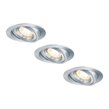 Paulmann 92623 - SET 3xLED-GU10/4W Lampada da incasso dimmerabile per bagni PREMIUM 230V