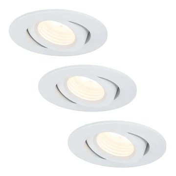 Paulmann 92685 - SET 3xLED/10W Lampada da incasso dimmerabile PREMUIM LINE 230V