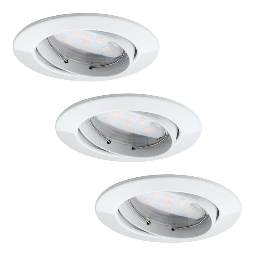 Paulmann 92765 - SET 3xLED/6,8W Lampada da incasso per bagno COIN 230V