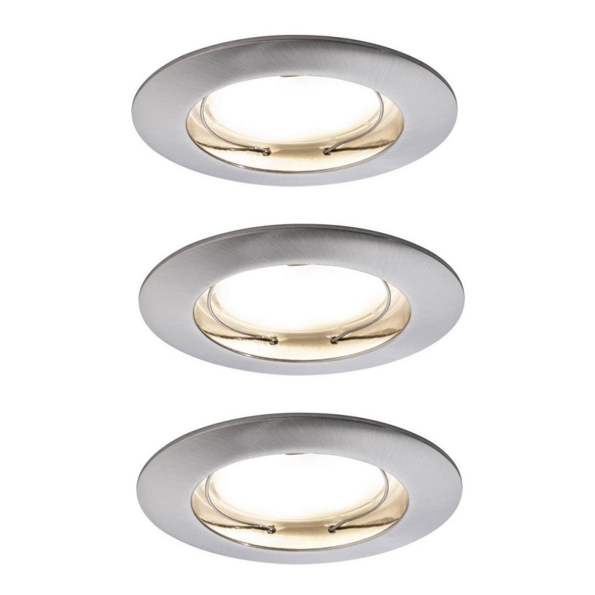 Paulmann 92827 - SET 3xLED/7W Dimming plafoniera sospesa COIN 230V