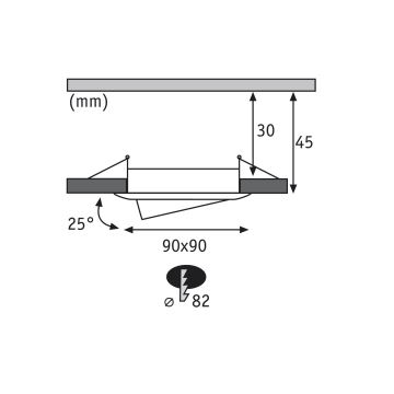 Paulmann 92839 - SET 3x LED/7W IP23 Lampada da incasso dimmerabile per bagni COIN 230V