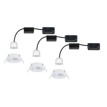 Paulmann 92971 - SET 3x LED/4,2W IP23 Lampada da incasso dimmerabile per bagni NOVA 230V