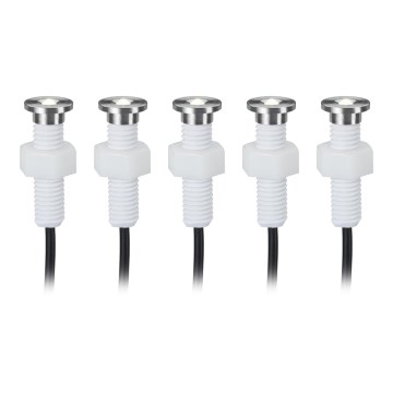 Paulmann 93754 - SET 5x/0,16W IP65 Lampada LED da esterno MicroPen 230/12V