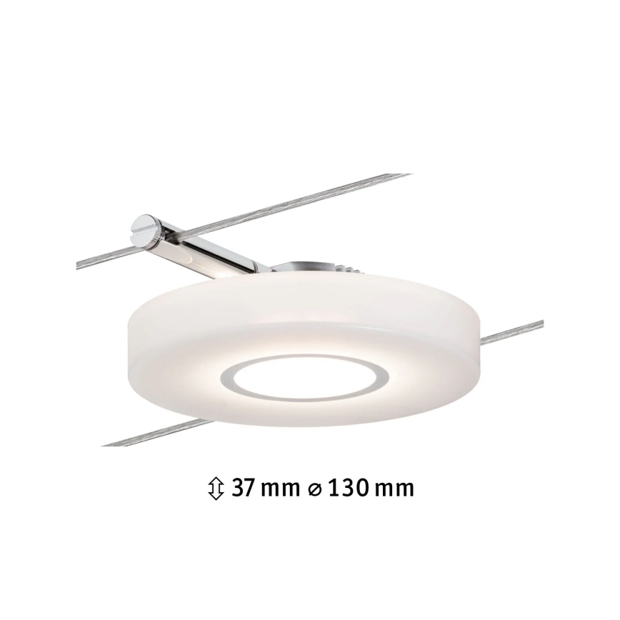 Paulmann 94090 - 1xLED/4W Faretto per sistema a binario DISC 12V bianco