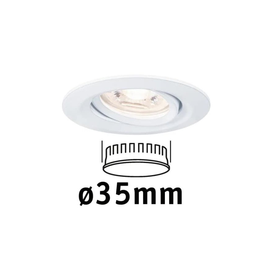 Paulmann 94292 - LED/4W IP23 Lampada da incasso per bagno COIN 230V