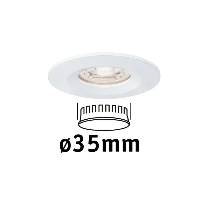 Paulmann 94298 - LED/4W IP44 Lampada da incasso per bagno COIN 230V