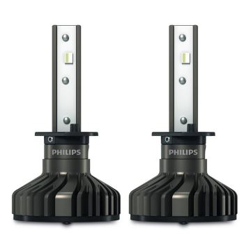 Philips 11258U91X2 - SET 2x LED Lampadine auto Ultinon Pro9100 H1 P14,5s/13,2W/12/24V 5800K