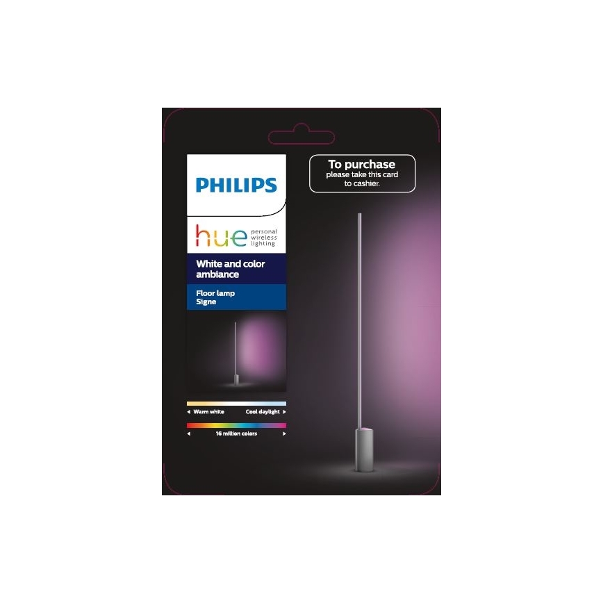 Philips 40802/48/P7 - Lampada da terra LED RGB Hue SIGNE LED/32W/230V