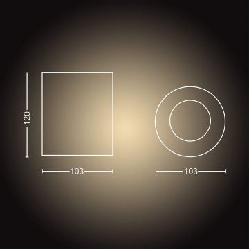 Philips - Luce LED dimmerabile Hue PILLAR 1xGU10/5W/230V + telecomando