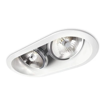 Philips 57976/31/16 - Lampada da bagno da incasso dimmerabile SMARTSPOT 2xG53/30W/230V IP23