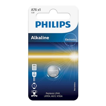 Philips A76/01B - Batteria a bottone alcalina MINICELLS 1,5V 155mAh