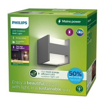 Philips - Applique a LED da esterno ARBOUR LED/3,8W/230V IP44