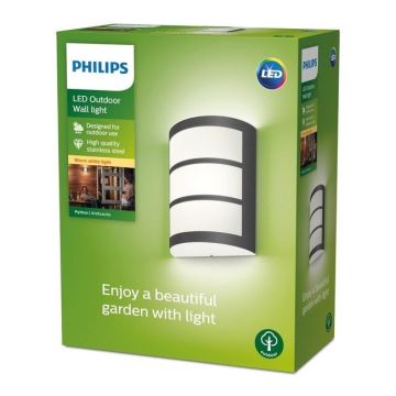 Philips - Applique a LED da esterno LED/6W/230V 2700K IP44