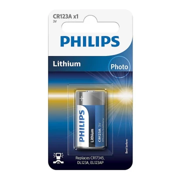 Philips CR123A/01B - Batteria al litio CR123A MINICELLS 3V 1600mAh