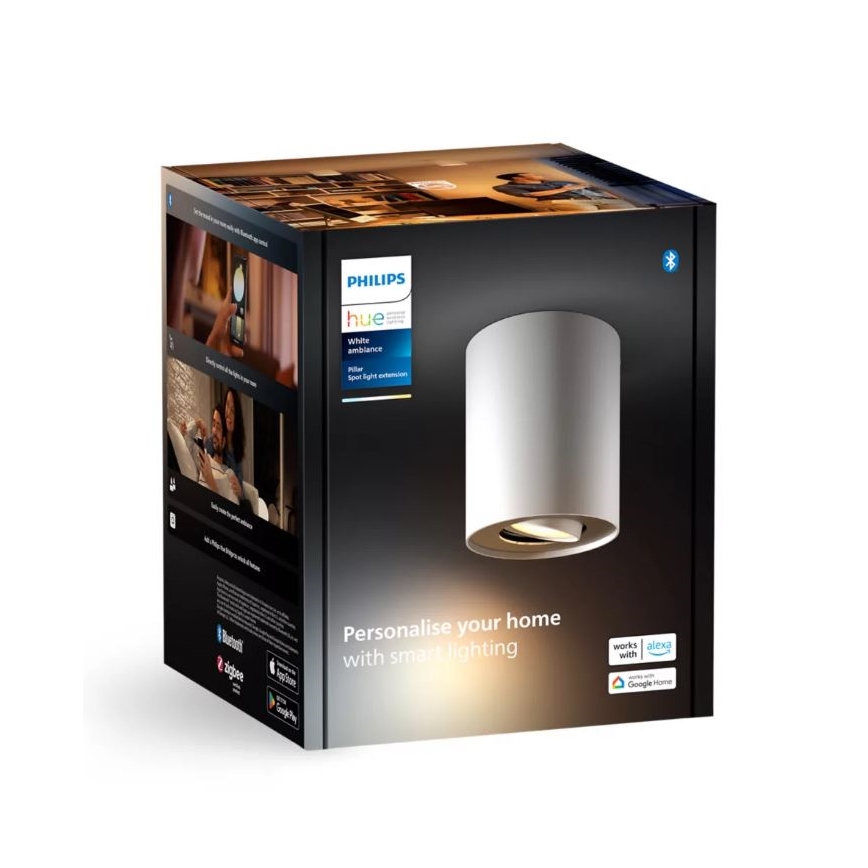 Philips - Faretto LED dimmerabile Hue PILLAR 1xGU10/4,2W/230V 2200-6500K bianco