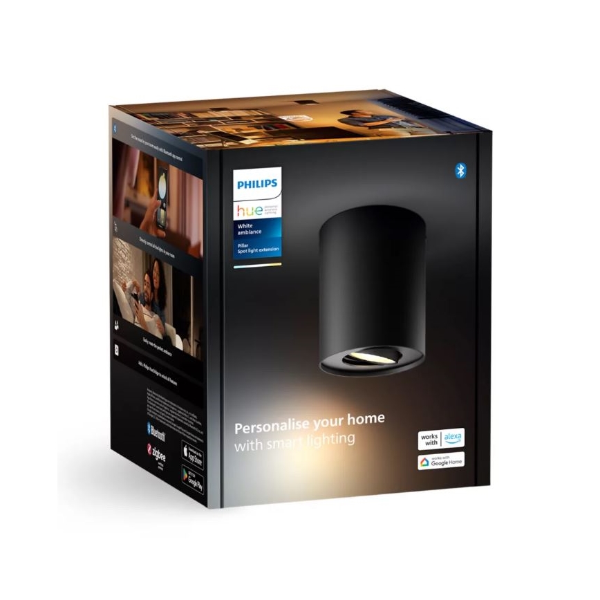 Philips - Faretto LED dimmerabile Hue PILLAR 1xGU10/4,2W/230V 2200-6500K nero