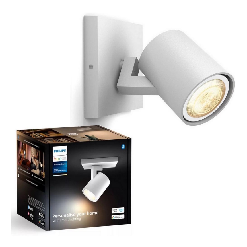 Philips - Faretto LED dimmerabile Hue RUNNER 1xGU10/4,2W/230V 2200-6500K bianco