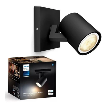 Philips - Faretto LED dimmerabile Hue RUNNER 1xGU10/4,2W/230V 2200-6500K nero