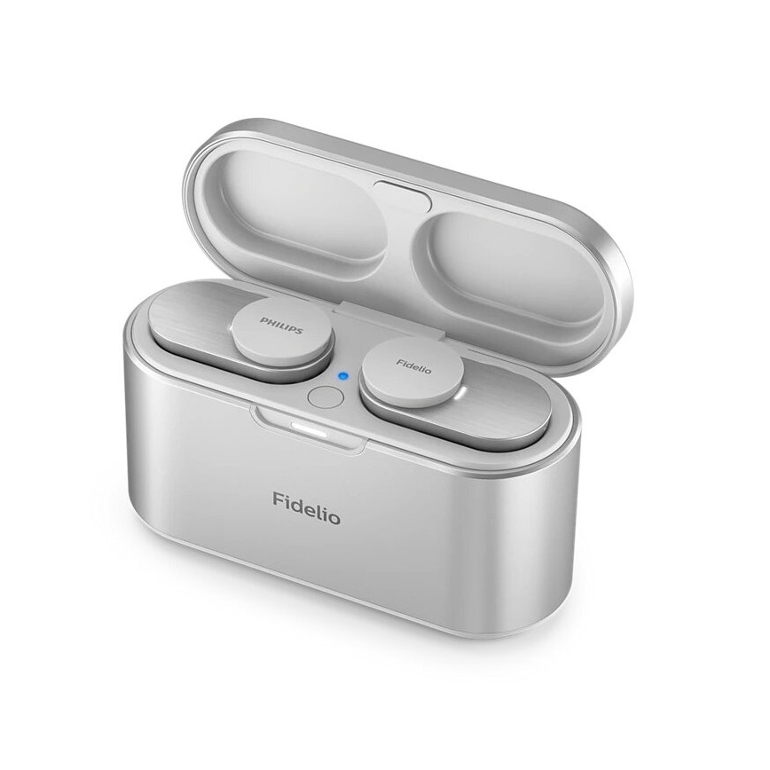 Philips Fidelio T1WT/00 - Wireless earphones IPX4 argento