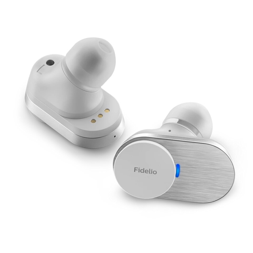 Philips Fidelio T1WT/00 - Wireless earphones IPX4 argento