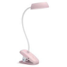 Lampada da Tavolo Con Pinza e Portalampada E27 Rosa - Coop LED
