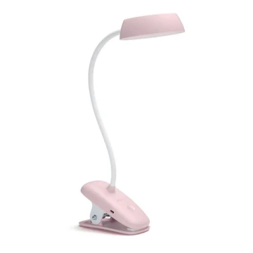 Philips - Lampada LED dimmerabile con clip DONUTCLIP LED/3W/5V CRI 90 rosa