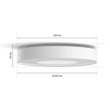 Philips - Lampada da bagno LED RGB dimmerabile Hue XAMENTO LED/52,5W/230V IP44 d. 425mm 2000-6500K