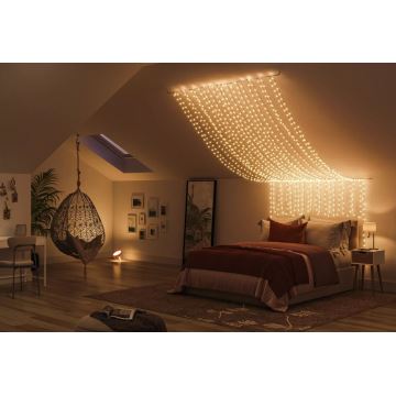 Philips - Catena LED RGBW Dimmerabile per esterni HUE WHITE E COLOR AMBIANCE 250xLED 24,4 m 2000-6500K IP54