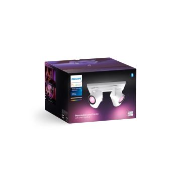 Philips - LED RGBW Faretto dimmerabile Hue ARGENTA 4xGU10/4,2W/230V 2000-6500K