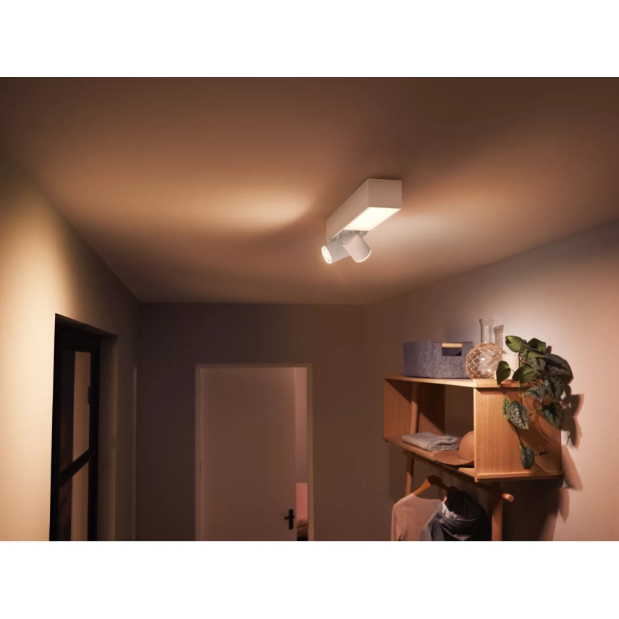 Philips - LED RGBW Faretto dimmerabile Hue CENTRIS 2xGU10/4,2W/230V+ LED/11W