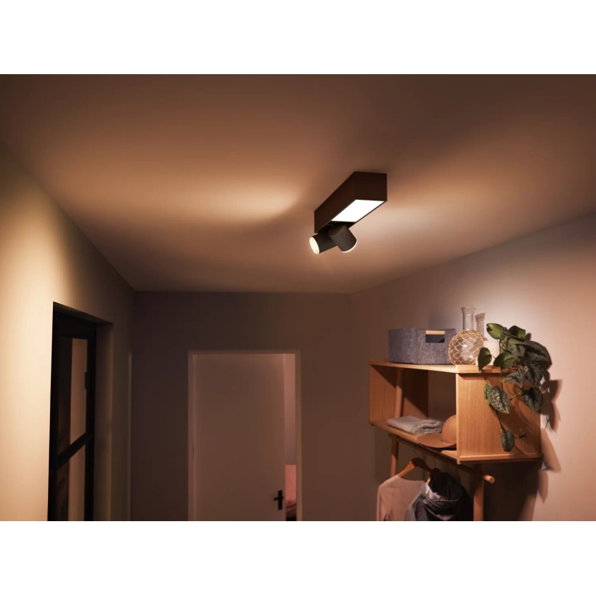 Philips - LED RGBW Faretto dimmerabile Hue CENTRIS 2xGU10/4,2W/230V + LED/11W 2000-6500K