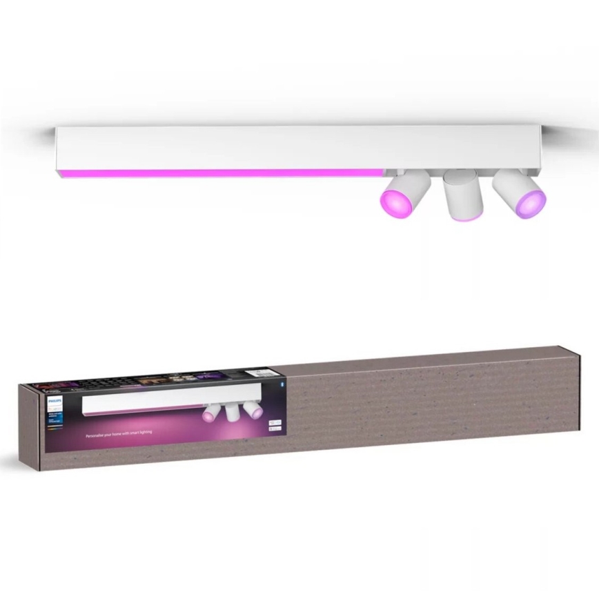 Philips - LED RGBW Faretto dimmerabile Hue CENTRIS 3xGU10/4,2W/230V + LED/11W 2000-6500K