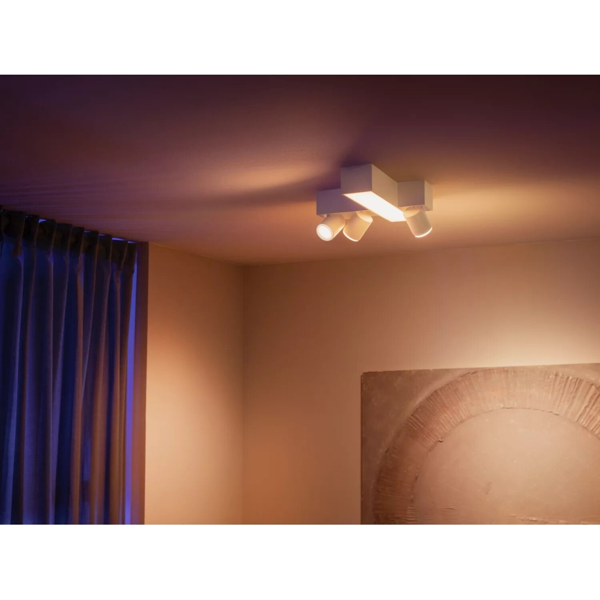 Philips - LED RGBW Faretto dimmerabile Hue CENTRIS 3xGU10/4,2W/230V + LED/11W 2000-6500K