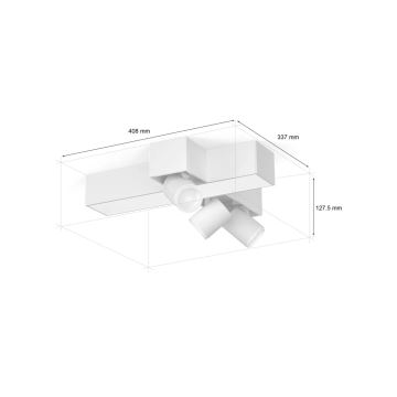 Philips - LED RGBW Faretto dimmerabile Hue CENTRIS 3xGU10/4,2W/230V + LED/11W 2000-6500K